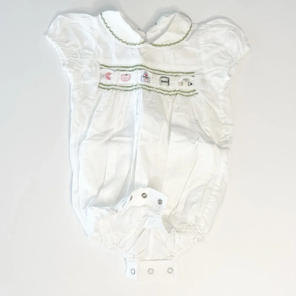 Lullaby Set Ruth Ribbon Smocked Bubble with 2 Interchangeable Ribbons - Picture 11 of 14